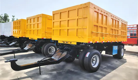 Personalizza il rimorchio con barra di traino a 2 assi da 20 tonnellate, il rimorchio con barra di traino, il rimorchio con barra di traino, il prezzo completo del rimorchio