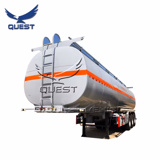 Autocisterna per trasporto di carburante e olio combustibile da 40000 litri, semirimorchio/camion rimorchio