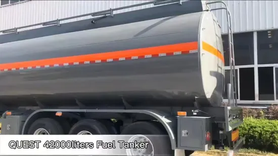 Camion semirimorchio cisterna per olio combustibile a 3 assi da 42000 litri in vendita