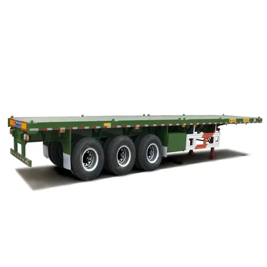 Telaio piatto High Super Link da 3, 4, 5 assi, pianale piatto, piattaforma con picchetti in acciaio, parete laterale, furgone per trasporto alla rinfusa, recinzione, rimorchio per carichi pesanti