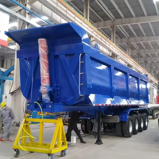 Semirimorchio ribaltabile posteriore a 4 assi, in vendita a buon prezzo