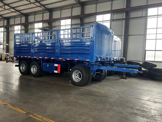 Rimorchio completo con timone e recinzione laterale da 40 tonnellate, personalizzato al miglior prezzo