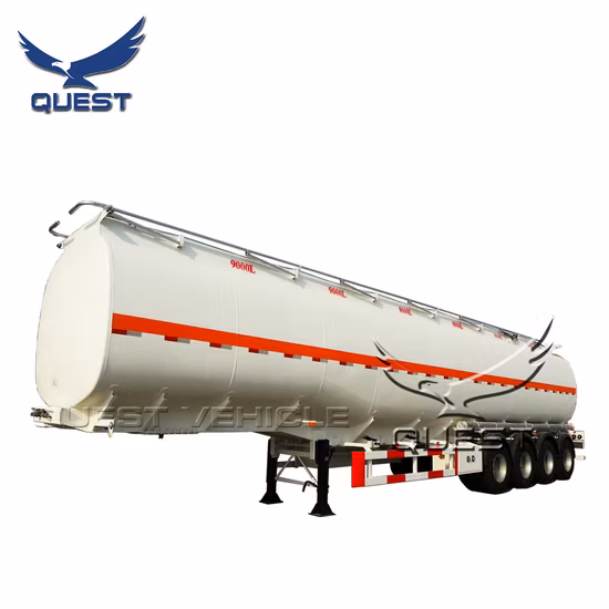 Semirimorchio cisterna per olio combustibile diesel a 4 assi da 54000 litri