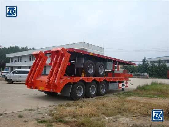 Prezzo di fabbrica cinese Doppio asse/3 assi Cina Rimorchio semirimorchio a pianale ribassato Rimorchio a pianale ribassato Camion da trasporto Rimorchio estensibile Camion per consegne Camion da trasporto
