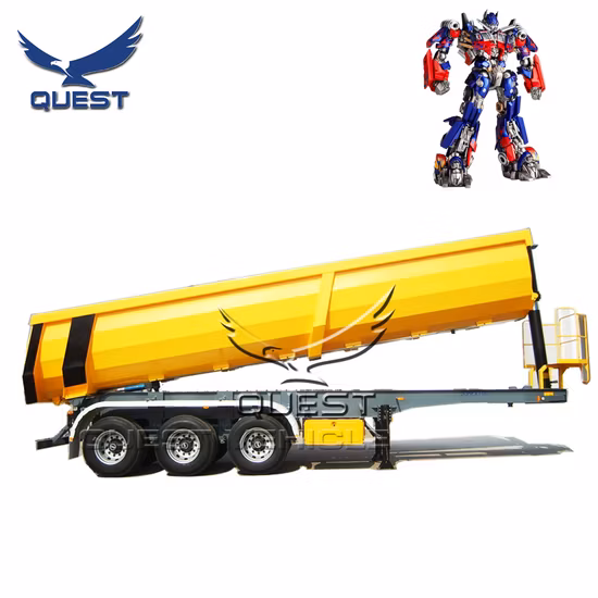 Semirimorchio ribaltabile a 3 assi per il trasporto di semi sfusi e cereali da 35 mc