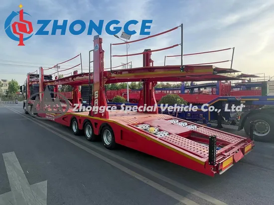 Semirimorchio per trasporto auto Luxuda con sospensioni pneumatiche a 2/3 assi, standard europeo